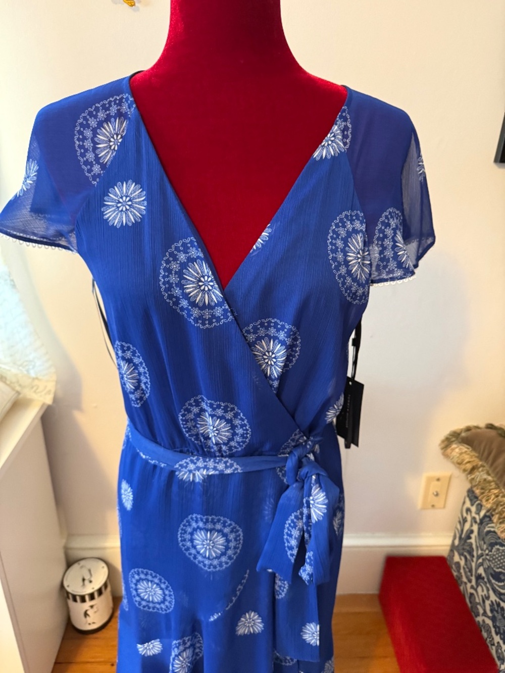 Tommy Hilfiger royal Blue fully lined dress size 8 NWT